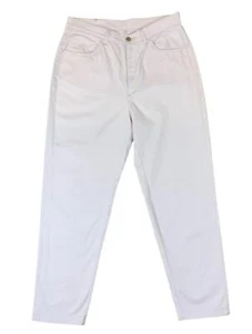 VTG 90s 00s JOOP PALE LILAC TAPERED CROPPED JEANS SIZE UK 10 30W 26L - Picture 1 of 6