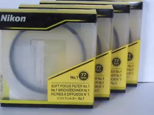 77mm - NIKON Soft Focus #1 Filter New Whole sale price when buy more #77 p-nq - Picture 1 of 3