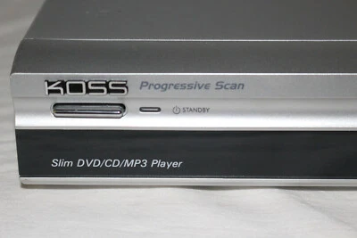 Koss KD365 Slim DVD CD MP3 Player Progressive Scan - Image 1 of 4