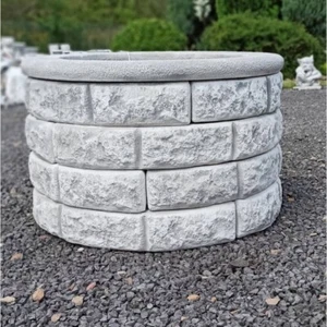🔶 Ziehbrunnen Brunnenschacht Gartenbrunnen Stein SET 5+1 Ziehbrunnen BLACKFORM - Bild 1 von 11