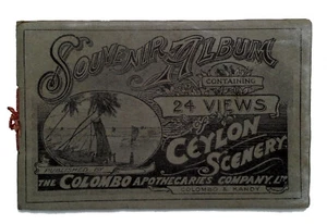 Souvenir Album Containing 24 Views of Ceylon Scenery - Colombo - 1900 - Foto 1 di 5