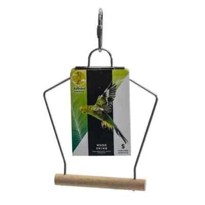 CAITEC INC Wooden Swing: Small Size Bird Swing, Parrot Swing, Parakeet, Canary, Finch