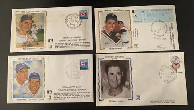 1941 Ted Williams Hit 406 Boston Red Sox/Joe DiMaggio 56 Hit Streak Lote 4 Diff⚾️ Foto 1 de 4