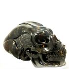 +++ Mexican Amber Sculpture Alien Skull +++