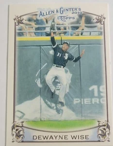 2010 Dewayne Wise Card #AGHS8 Topps Allen & Ginter Baseball Highlights schizzi - Foto 1 di 2