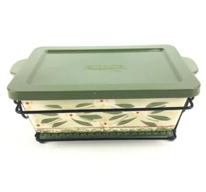 Temptations By Tara Old World 1.5 QT Loaf Pan, Trivet and Wire Rack - Picture 1 of 10