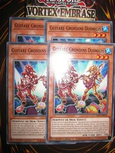 YU-GI-OH! GUITARE GRONDINS DUONIGIS PLAYSET (LOT DE 4) BLVO-FR034 EDITION 1 FR - Picture 1 of 1