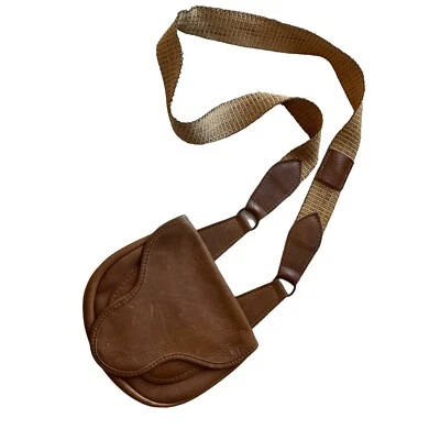 Bandolera TL Toscana Cuero Cazadores Sillín Bolso Marrón Envejecido Correa Larga Foto 1 de 4