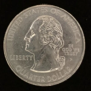 Q46 2005 P MINNESOTA STATE QUARTER US MINT ERROR DIE CRACK IN STATE ON REVERSE - Picture 1 of 3