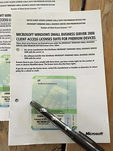 Windows SBS 2008 Premium 5 DCAL (5 Geräte ) Erweiterung mit MwSt Rechnung - Bild 1 von 2