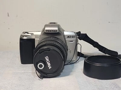 Pentax  MZ-60 SLR Camera With  28-90mm With Case Made In Japan Not Tested  - Image 1 of 4