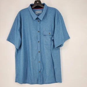 Avalanche Outdoor Supply Company Shirt Mens XL Blue Short Sleeve - Picture 1 of 13