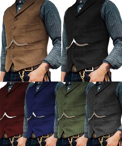 Tweed Vintage Waistcoats for Men for 