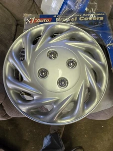 13" 4 PCS Wheel Covers Full Rim Snap On Hub caps ABS Plastic Rustproof Snap-On - Picture 1 of 10