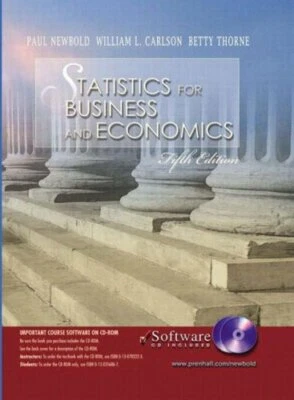 Statistics for Business and Economics and Stud... by Thorne, Betty M. 0130487287 - Image 1 of 2