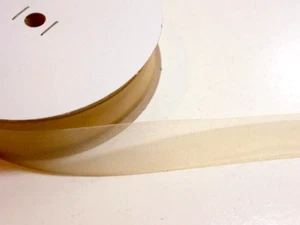 Sheer Cream Organza Ribbon 7/8 inch x 10 yards Schiff Creme Polyester/Nylon B36 - Picture 1 of 4