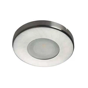 faretto incasso stagno bagno foro GX5,3 cromo satinato foro 60 mm - Foto 1 di 5