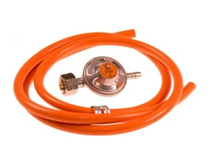 Propane Butane Gas Kit with Regulator 37mbar 1.5m Hose and Clips - Picture 1 of 1