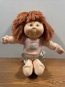 1991 Cabbage Patch Kids Puppe First Kiss Squeeze macht Sound rote Haare blaue Augen - Bild 1 von 13
