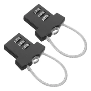 2 Pcs Passwort Vorhänge Schloss Baby Vorhängeschloss-Kombination - Bild 1 von 12