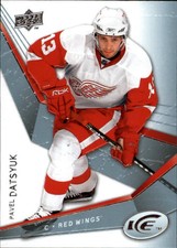 2008-09 Upper Deck Ice Red Wings Hockey Card #75 Pavel Datsyuk