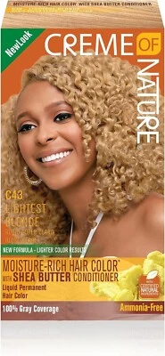 Creme of Nature Hair Colour Moisture Rich Shea Butter Lightest Blonde C43