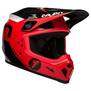 BELL MX-9 HELMET MIPS MOTOCROSS MX BIKE - SEVEN PHASER RED / BLACK - Picture 1 of 10