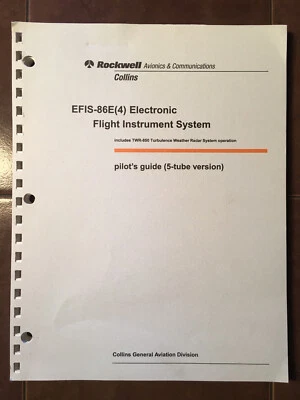 Collins EFIS-86E (4) versión de 5 tubos con guía de piloto de radar TWR-850 Foto 1 de 4