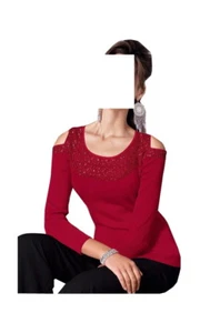 Restposten aus 10 MARKEN PULLOVER ROT GR. 46, GR. 48 0714555250 - Picture 1 of 2