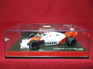 1:43 Scale Alain Prost 1984 McLaren MP4/2 Tag Turbo F1 GP Minichamps Spark - Picture 1 of 5