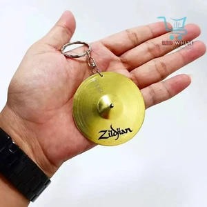 2 pcs - Keychain Cymbal Zildjian Free Shipping - Picture 1 of 3