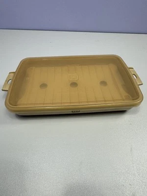 Vtg 38810 LittonWare Microwave Roaster/Bake Cook Roast & Store w/Lid Complete - Image 1 of 4