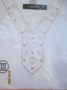   BESTICKTES BAUMWOLLTOP KURTA YOGA TUNIKA Gr. 2X L 50 - Bild 1 von 2