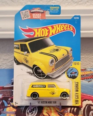 67 Austin мини фургон #175 желтый Campbells гараж Hot Wheels город работает масштаб 1:64 - Изображение 1 из 3
