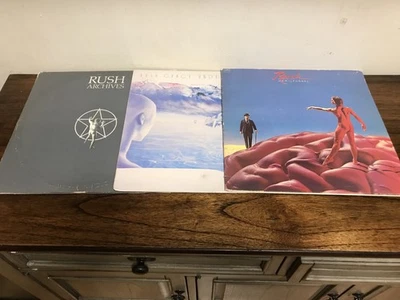 RUSH 3 LP  (5 LP's Total) Lot Rush Archives, Hemispheres, & Grace Under Pressure - Image 1 of 4