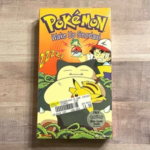 Pokémon - ‘Wake Up Snorlax!’ [VHS, 2000] - Rare SEALED OOP - Picture 1 of 7