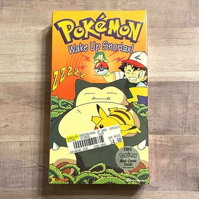 Pokémon - ‘Wake Up Snorlax!’ [VHS, 2000] - Rare SEALED OOP - Image 1 of 4