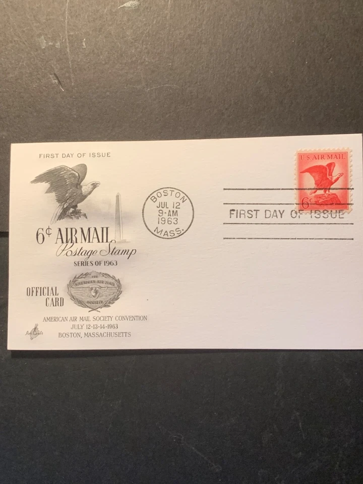 US Stamps, Postal Card First Day Cover, 109, Scott# C67, Art Craft Cachet. - Image 1 of 1