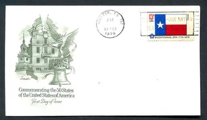USA : Scott # 1660 State Flags - Texas - FDC - Artcraft Cachet - Picture 1 of 1