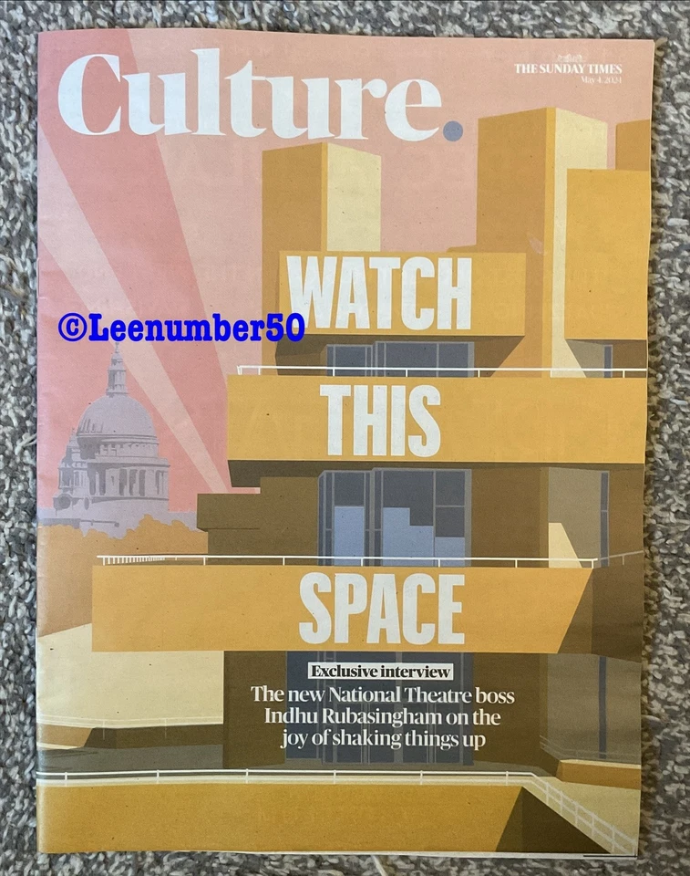 Sunday Times Culture Magazine Indhu Rubasingham 4/5/25 Florence Knapp - Image 1 of 1