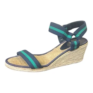 Ralph Lauren Ilene Espadrille Wedge Sandals Women’s Size 7.5 - Picture 1 of 12
