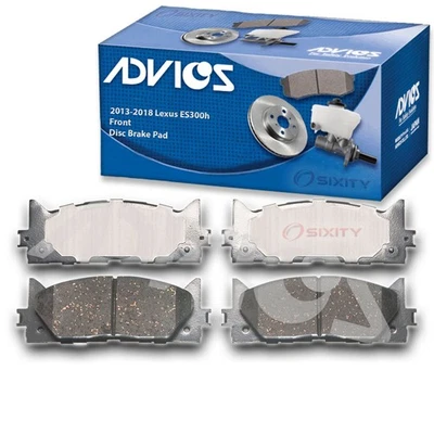 ADVICS Front Disc Brake Pad Set for 2013-2018 Lexus ES300h  - Braking Tire zb - Image 1 of 4