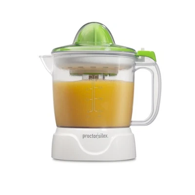 Proctor Silex Electric Citrus Juicer 34 oz Pitcher 2 Reamers Pulp Control - Image 1 of 4