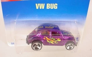 HOT WHEELS BLUE CARD COLLECTOR # 171 PURPLE VW BUG W/ 3SP - Picture 1 of 2
