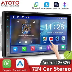 ATOTO A5L 7 Pollici Touchscreen Android Autoradio 2 Din con Android Auto/CarPlay - Foto 1 di 10