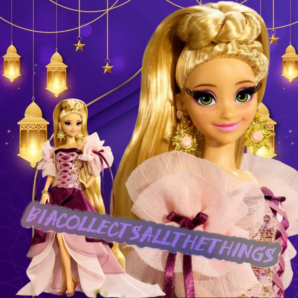 Disney Enchanted Elegance Collection Rapunzel Doll In Hand HYB16