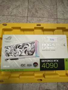 ASUS ROG Strix GeForce RTX 4090 24GB GDDR6X White OC Edition Gaming Graphics... - Afbeelding 1 van 23