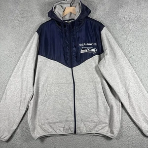 NFL Seahawks Herren Gr. XL grau & blau Full Zip Jacke - Bild 1 von 6