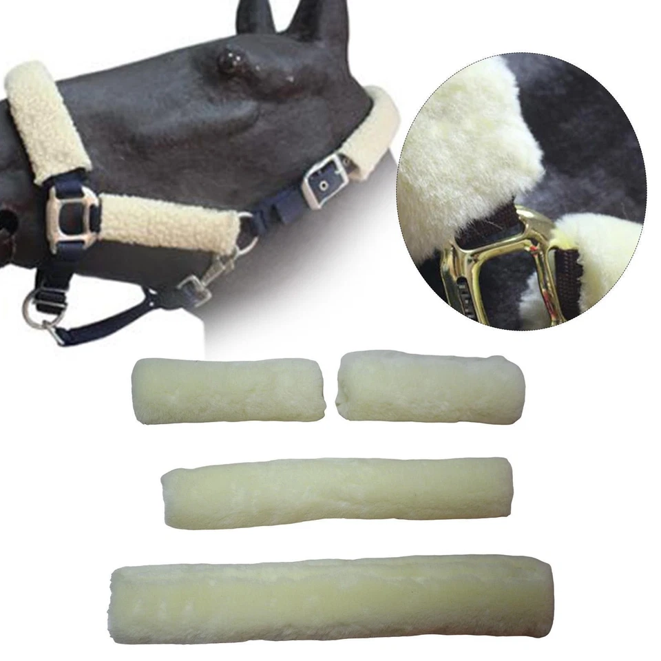 4件马匹吊带罩透气易于维护柔软旅行舒适 — 第 1/1 张图片