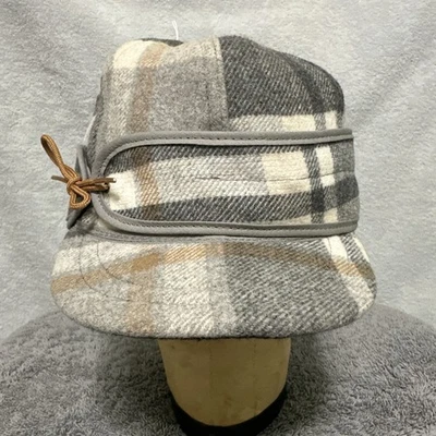 Gorra Stormy Kromer The Sidekick mezcla de lana ajustada 7 1/4 cervatillo a cuadros para mujer nueva de Lote Antiguo Foto 1 de 4